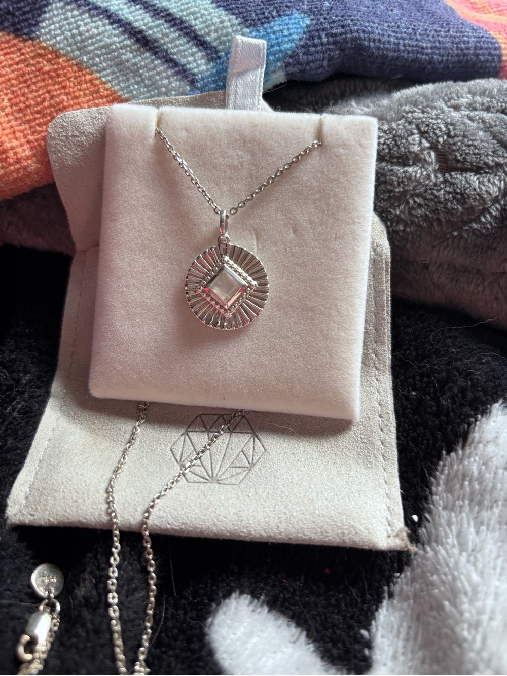 Sterling Silver Moonstone Necklace by Carrie Elizabeth Jewellery